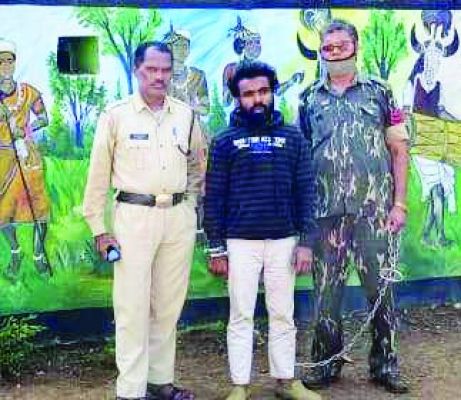 5 माह पूर्व नाबालिग को भगाया-रेप, एमपी से बंदी