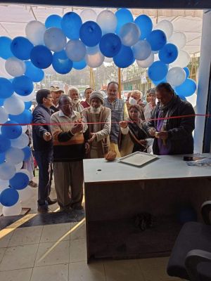 लखनपुर में श्री धन्वंतरी जेनेरिक मेडिकल स्टोर का उद्घाटन