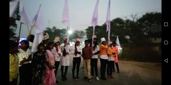 घासीदास जयंती पर शोभायात्रा