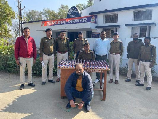 नशीली दवाइयों संग यूपी का एक बंदी