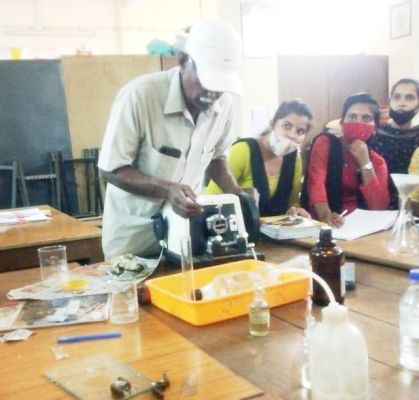 हैंडस ऑन ट्रेनिंग ऑन माईक्रोटोम का आयोजन