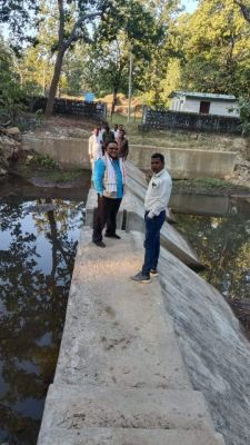 स्टॉपडेम व पुल निर्माण के लिए विधायक संतराम ने दिये सुझाव
