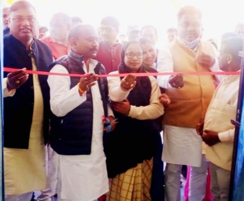 विधायक ने किया पंचायत व उचित मूल्य दुकान भवन का लोकार्पण