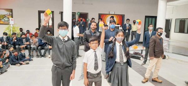 जेपी इंटरनेशनल स्कूल में राष्ट्रीय गणित दिवस पर विविध कार्यक्रम