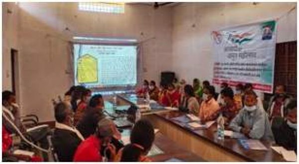 गुड गवर्नेंस इनिशिएटिव मॉडल अंतर्गत पंचायतों में प्रशिक्षण