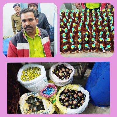 नकली शराब की फैक्ट्री लगाकर दो साल में बेच दी 40 लाख की शराब, एक गिरफ्तार