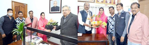 रमन-बृजमोहन ने दी जीत की बधाई