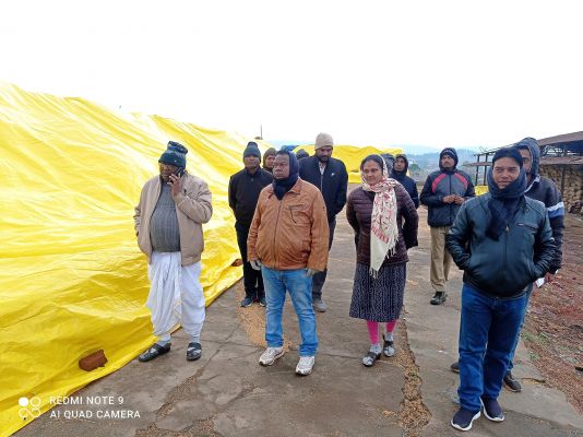 चिंतामणि महराज ने धान मंडी सहित अन्य जगहों का किया निरीक्षण