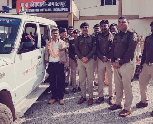 प्रधान आरक्षक जगदीश को दी विदाई