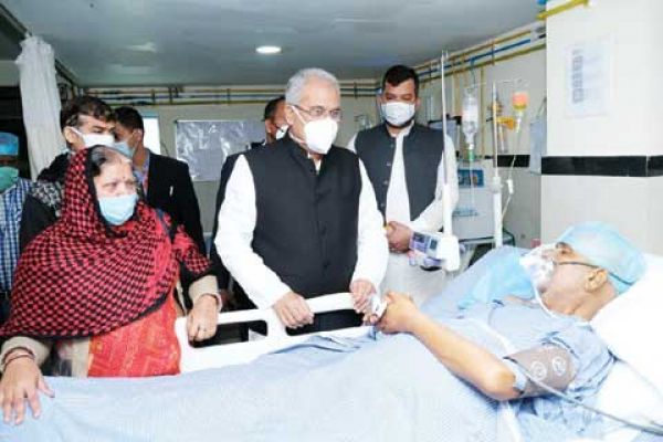  सीएम ने अर्जुन हिरवानी के स्वास्थ्य की ली जानकारी