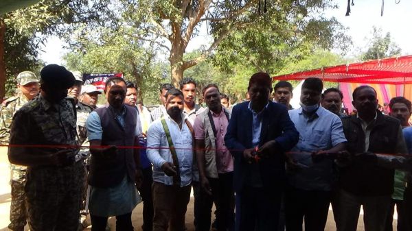 बहुप्रतिक्षित थाना पुंगारपाल में हुआ नवीन थाना का शुभारंभ