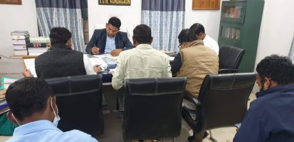 समुदायिक वन अधिकार पत्र सत्यापन समीक्षा बैठक