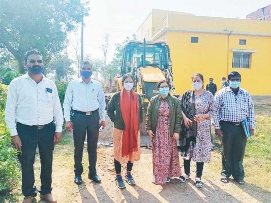 निवेश क्षेत्र से हटाये गए अवैध विकास कार्य