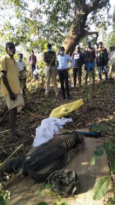 छिन्दपाठ जंगल में मानव कंकाल मिला
