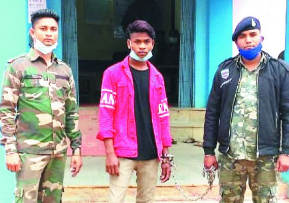 नाबालिग को अगवा कर रेप, छ: माह बाद रायपुर से बंदी