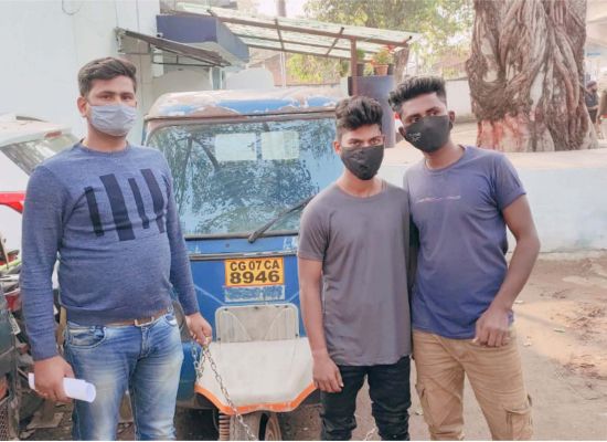 माल वाहक चुराने वाला भिलाई में पकड़ाया