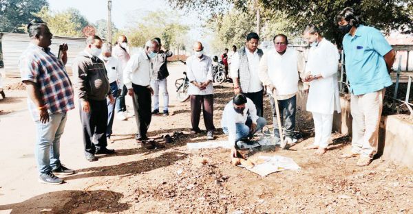 सौंदर्यीकरण के लिए वार्डों में किए जा रहे कार्य