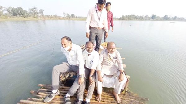 उच्च स्तरीय पुल निर्माण से मिलेगा 3 दर्जन गांवों को लाभ