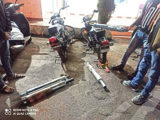 यातायात नियमों का उल्लंघन, 203 प्रकरणों पर 88 हजार जुर्माना
