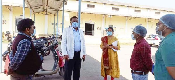 कलेक्टर ने किया नए कोरोना अस्पताल का निरीक्षण