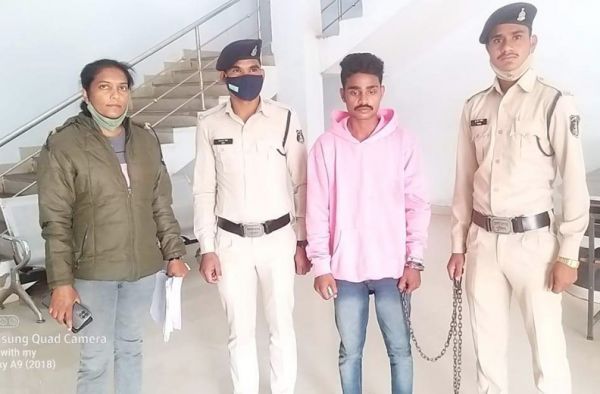 नाबालिग से रेप, आरोपी दुर्ग से गिरफ्तार