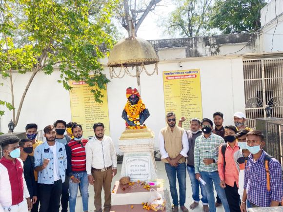 एनएसयूआई ने मनाई दिग्विजय दास की पुण्यतिथि
