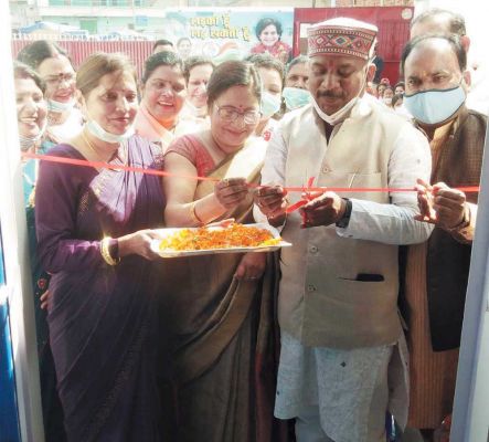 विधायक ने किया महिला जिला कांग्रेस दफ्तर का उद्घाटन