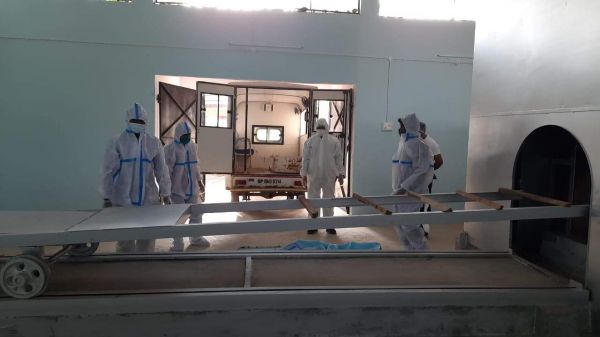 कोरोना पॉजिटिव का शव पहुंचा रायपुर से जगदलपुर