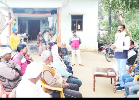 उत्तरप्रदेश चुनाव प्रचार में जुटे संसदीय सचिव कुंवर सिंह