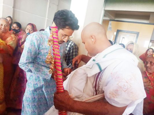 नव दीक्षित मुनियों ने किया विहार