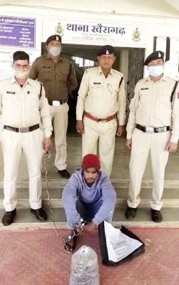 गांजा संग एक गिरफ्तार
