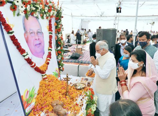 सीएम ने प्रदेश साहू संघ के अध्यक्ष अर्जुन हिरवानी को दी श्रद्धांजलि