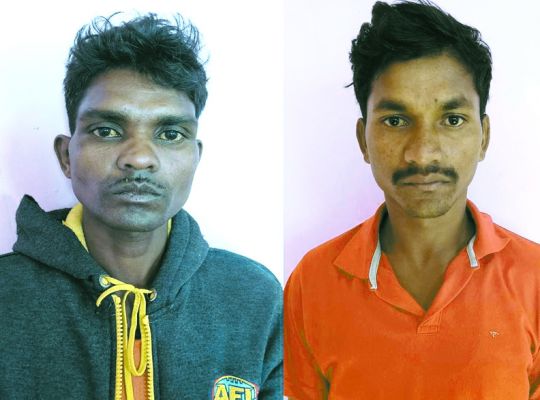 जंगल से 2 नक्सल आरोपी बंदी