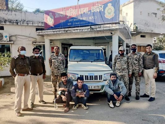 नशीली दवाईयों सहित 3 गिरफ्तार