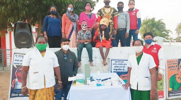  इंडियन रेडक्रॉस सोसायटी ने कोरोना रोकथाम के लिए किया जागरूक 