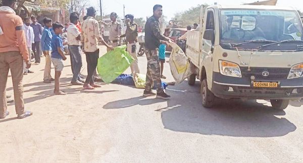 ट्रक की ठोकर, एक मौत