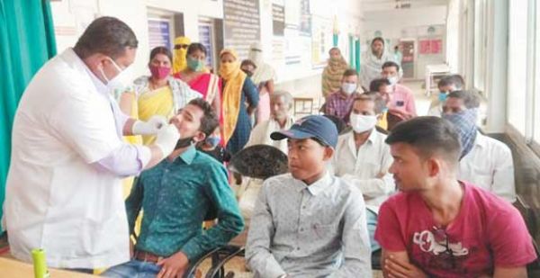 कैंसर स्क्रीनिंग शिविर में 47 की जांच जांच