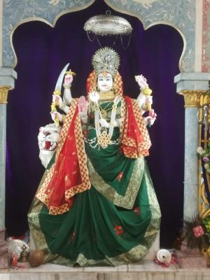 चंडिका मंदिर में गुप्त नवरात्रि पूजन