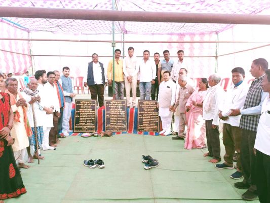  दो करोड़ की लागत से होगा नहर लाइनिंग संसदीय सचिव ने किया भूमिपूजन
