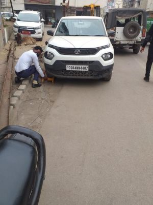 यातायात सुधारने समझाइश व चालानी कार्रवाई जारी