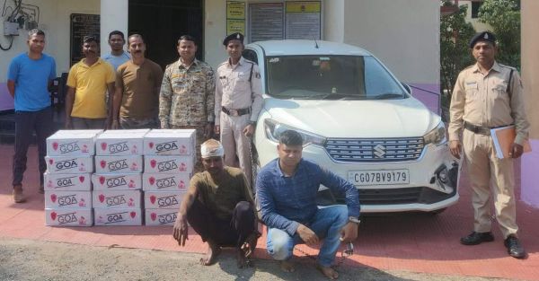 बार्डर से लगे इलाकों से शराब की पेटियां जब्त, कई तस्कर गिरफ्तार