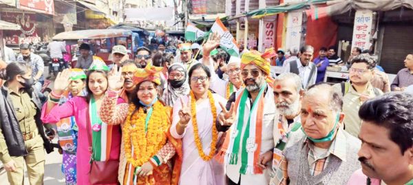 नांदगांव मेयर का यूपी में प्रचार