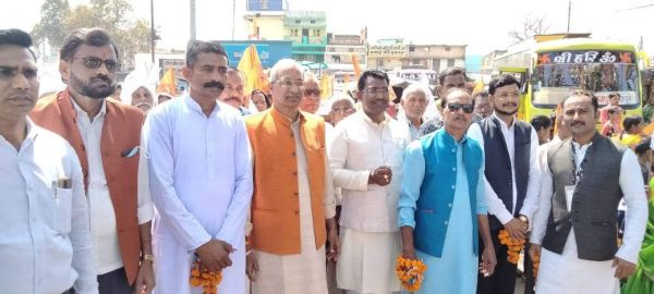 जानकी जयंती पर  निकाली शोभायात्रा