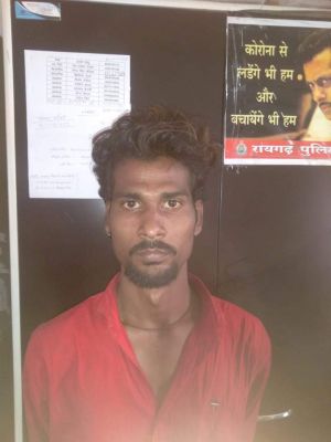 रात्रि गस्त में पकड़ाया तांबा पाईप का चोर