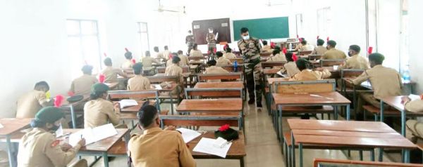 189 एनसीसी कैडेट्स लिखित परीक्षा एवं प्रायोगिक परीक्षा में हुए शामिल