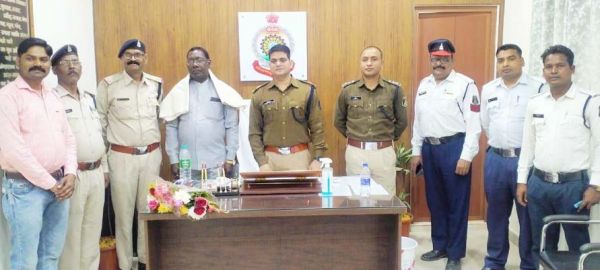 यातायात प्रभारी निरीक्षक महादेव हुए सेवानिवृत्त