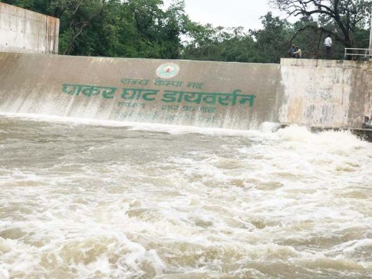 वनांचल के किसानों के लिए वरदान साबित हो रहा पाकर घाट डायवर्सन