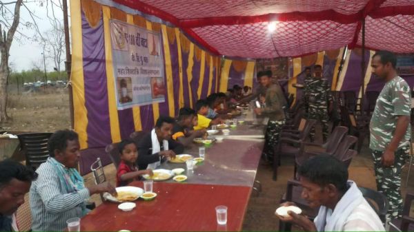 सीआरपीएफ 188वीं बटालियन द्वारा महाशिवरात्रि पर भंडारा