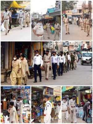 यातायात पुलिस ने शहर में चलाया जागरूकता अभियान