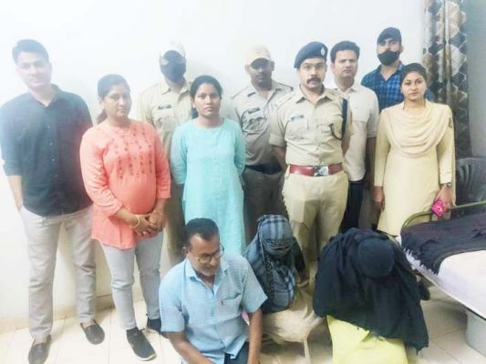 देह व्यापार में लिप्त कारोबारी-युवती भेजे गए जेल